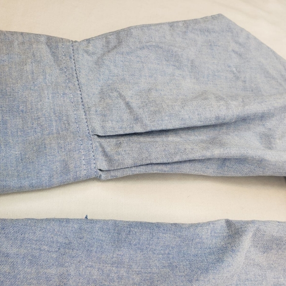 Vintage DENIM REPUBLIC Embroidered Floral SHIRT Button Down LS Women' s Sz LARGE - Picture 3 of 16